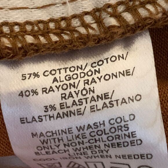 LOFT Women's Made and Loved Pants SIZE 30 / 10 Skinny Faux Suede Modern Capris - Picture 12 of 13